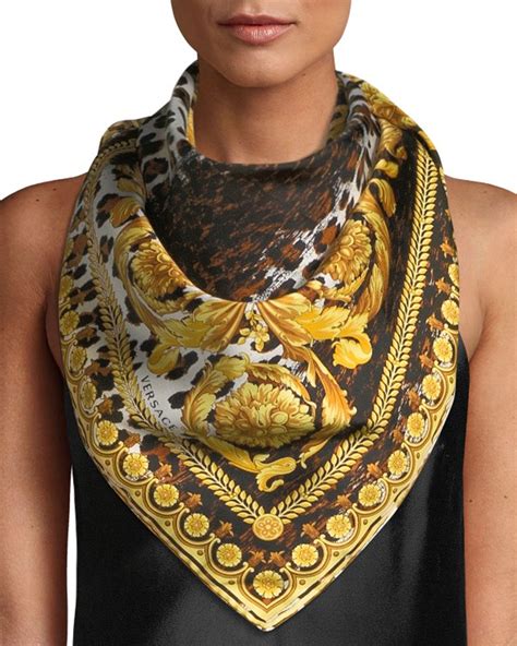 versace scarves prices|versace silk scarf sale.